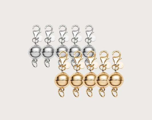 Magnetic Clasp | 15 Set | Gold & Silver